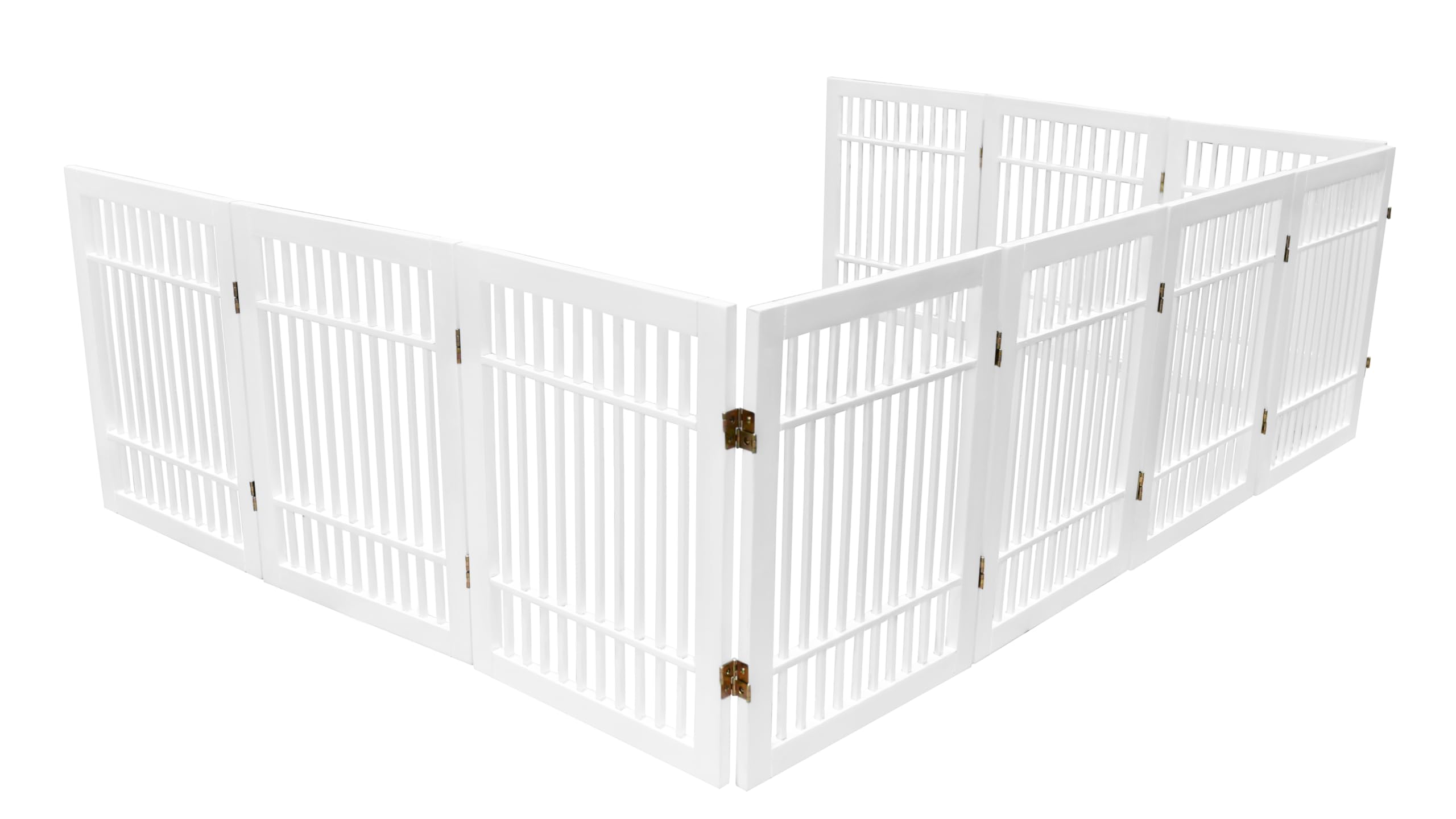 Urnporium gate highlighting two-way hinges for flexible setup