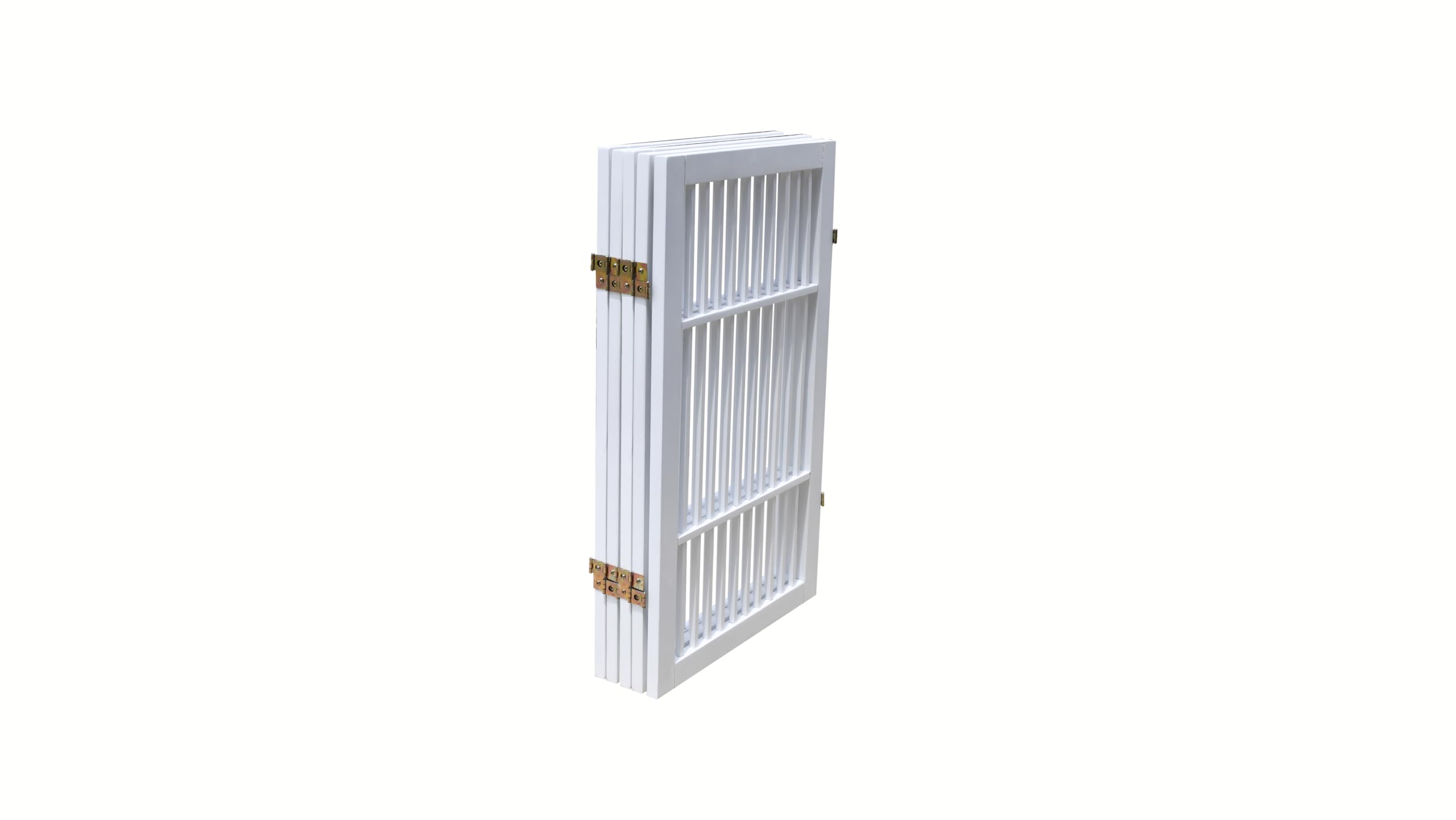 Urnporium wooden pet gate portable for indoor outdoor use