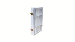 Urnporium wooden pet gate portable for indoor outdoor use
