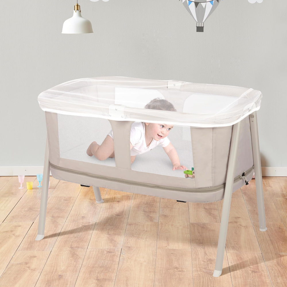 URZGU baby mosquito net-stroller extended length shows stretch to fit most strollers