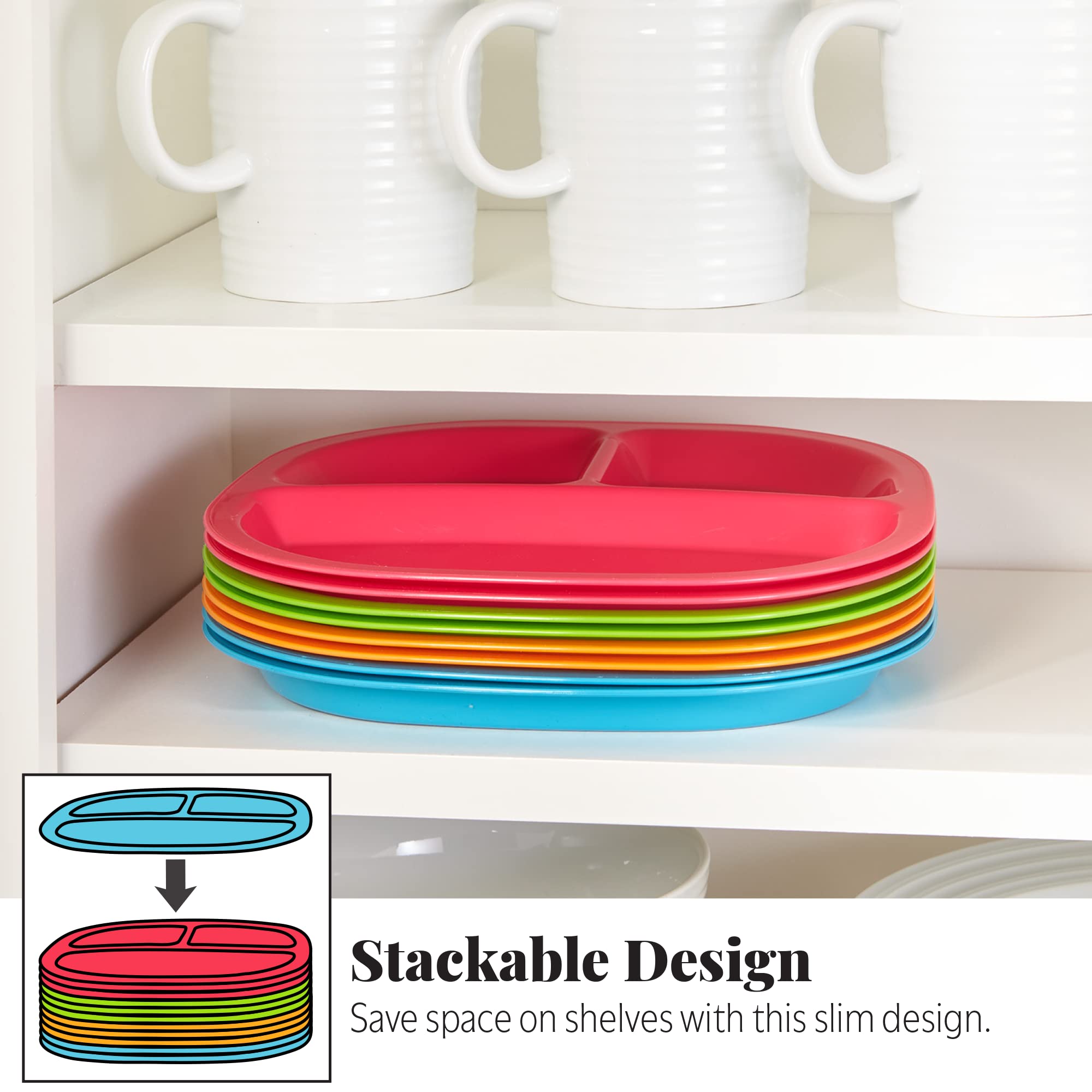 US Acrylic Harmony dishwasher-safe label highlighting easy cleanup