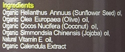 US Organic Baby Oil made-in-usa-label underlines US-made baby skincare.