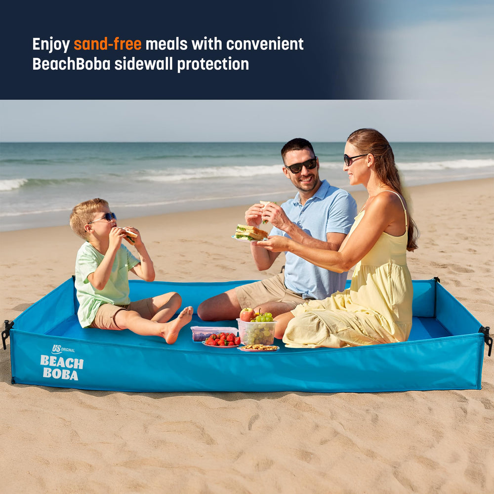 US Original BeachBoba machine washable fabric simplifies refreshing after beach fun.
