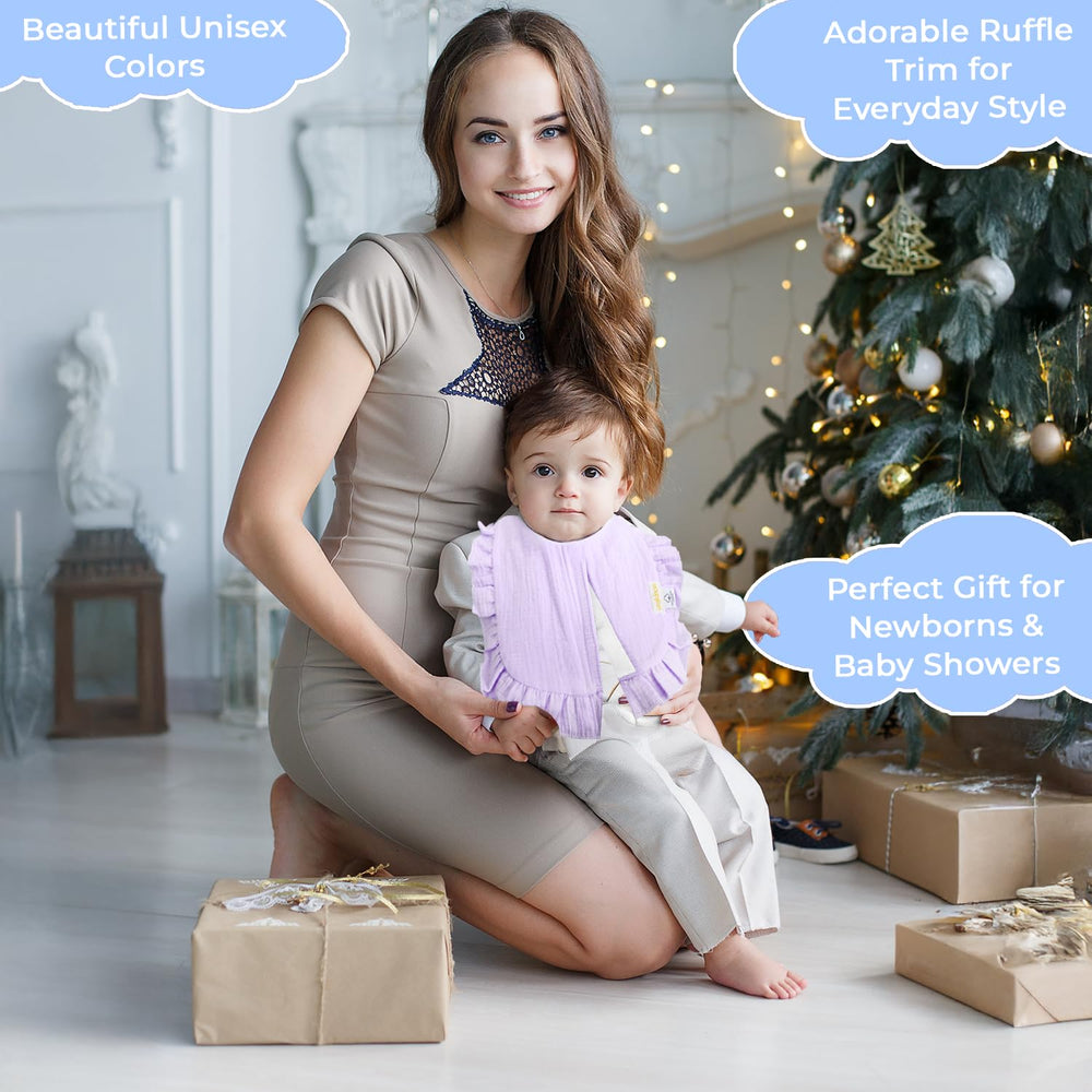usakinon machine-washable bibs stay soft after every wash.
