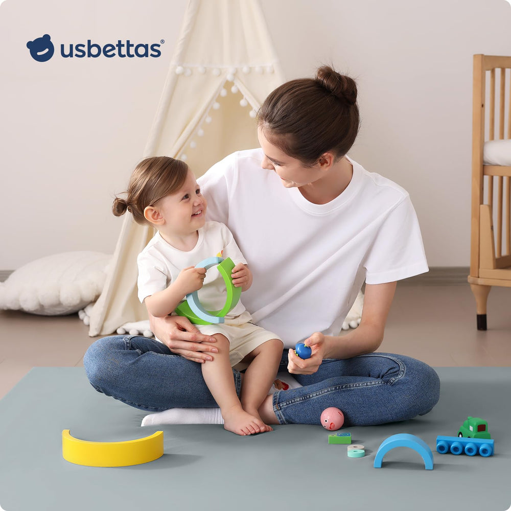 usbettas baby play mat expansion-size indicates easy setup for larger play areas.