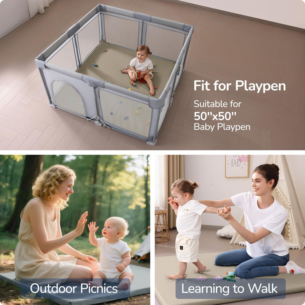 usbettas baby play mat outdoor-use invites outdoor play on clean surfaces.