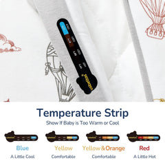 usbettas baby sleep sack 1-0 tog closeup highlights gentle warmth without bulk.