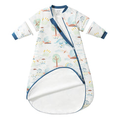usbettas baby sleep sack with dinosaur design for cozy all-night comfort.
