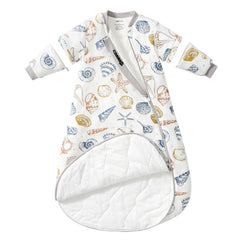 usbettas baby sleep sack front view shows soft breathable cotton for overnight comfort