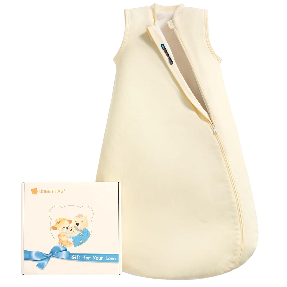 usbettas baby sleep sack in soft cotton fabric for gentle skin comfort
