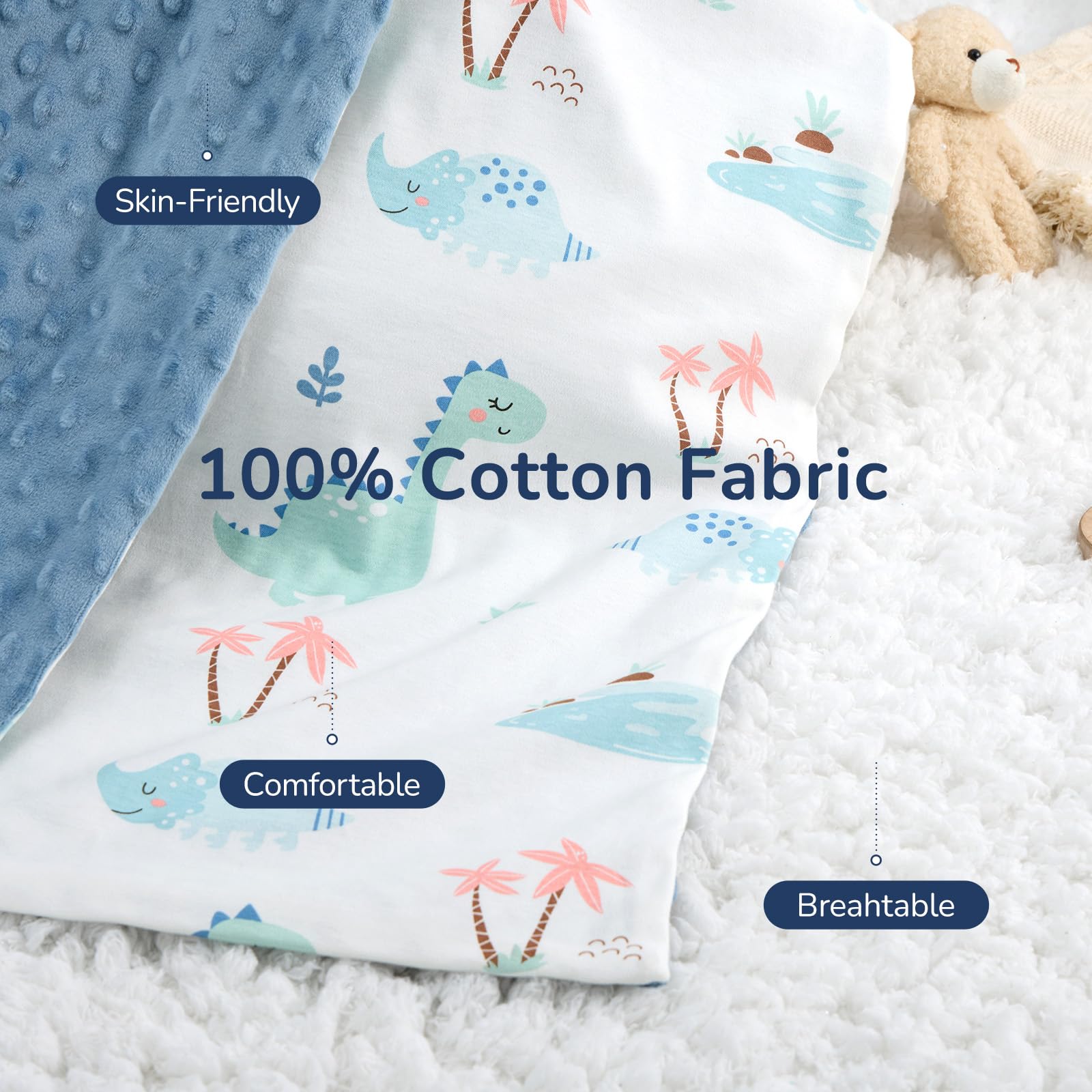 usbettas dinosaur blanket nursing cover supports breathable fabric during feeding sessions.