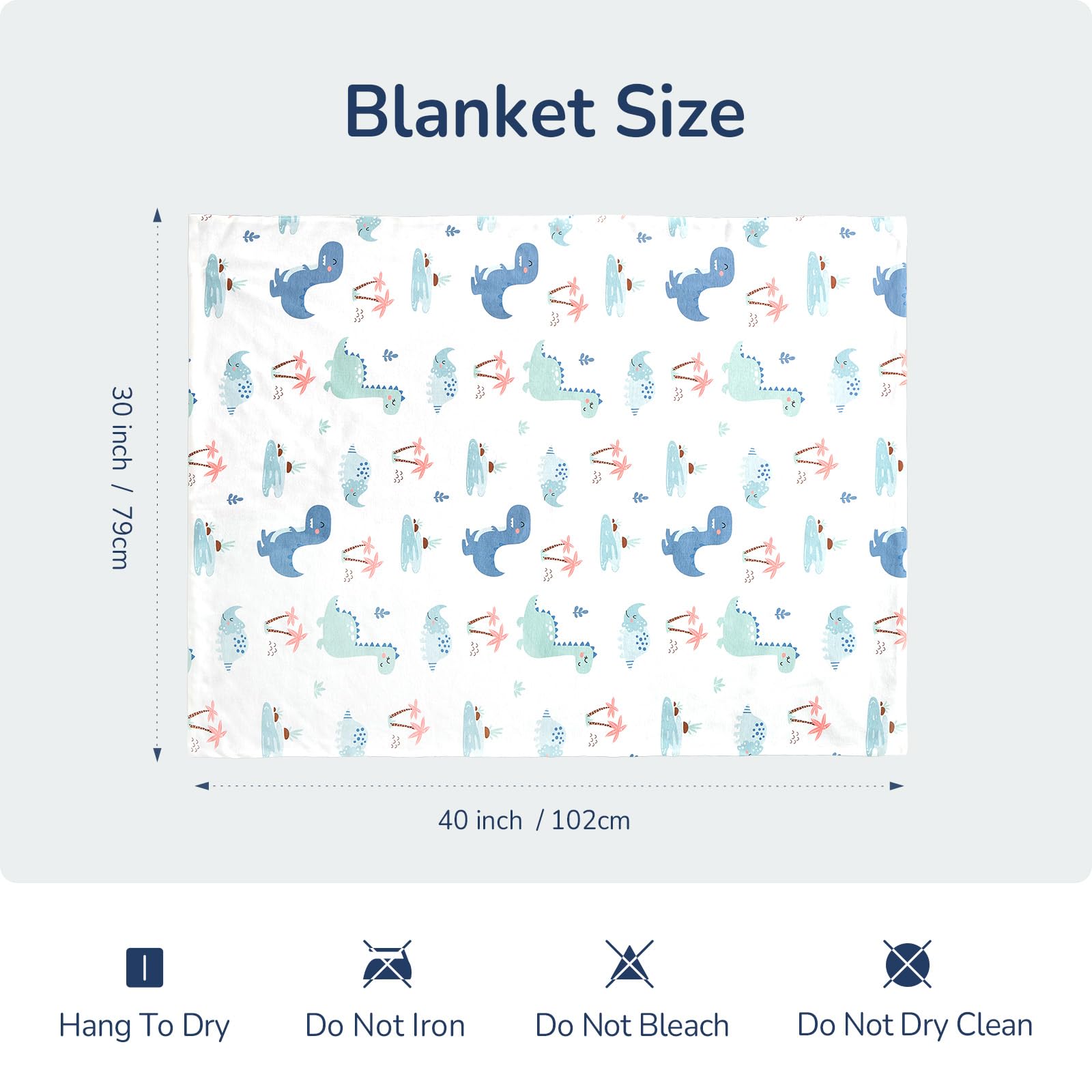 usbettas dinosaur blanket play mat offers a soft surface for tummy time and play.