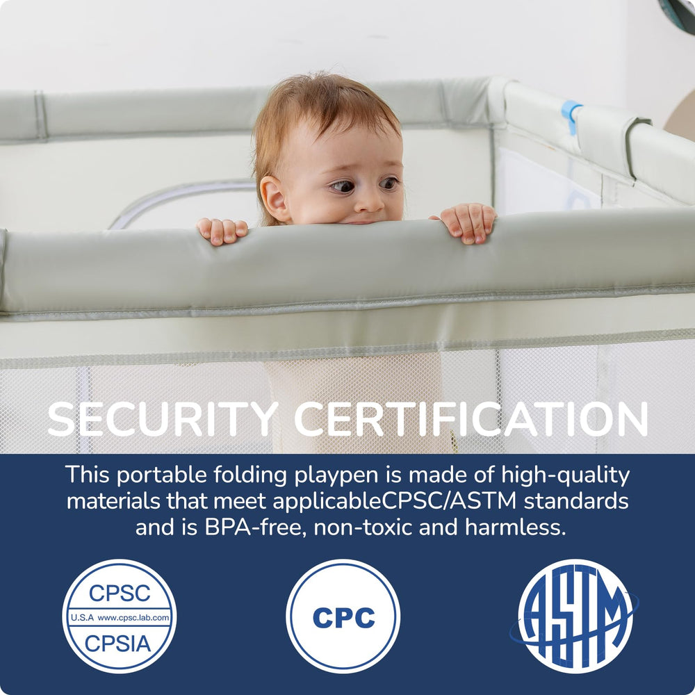 usbettas foldable playpen carry bag demonstrates travel-ready packing.
