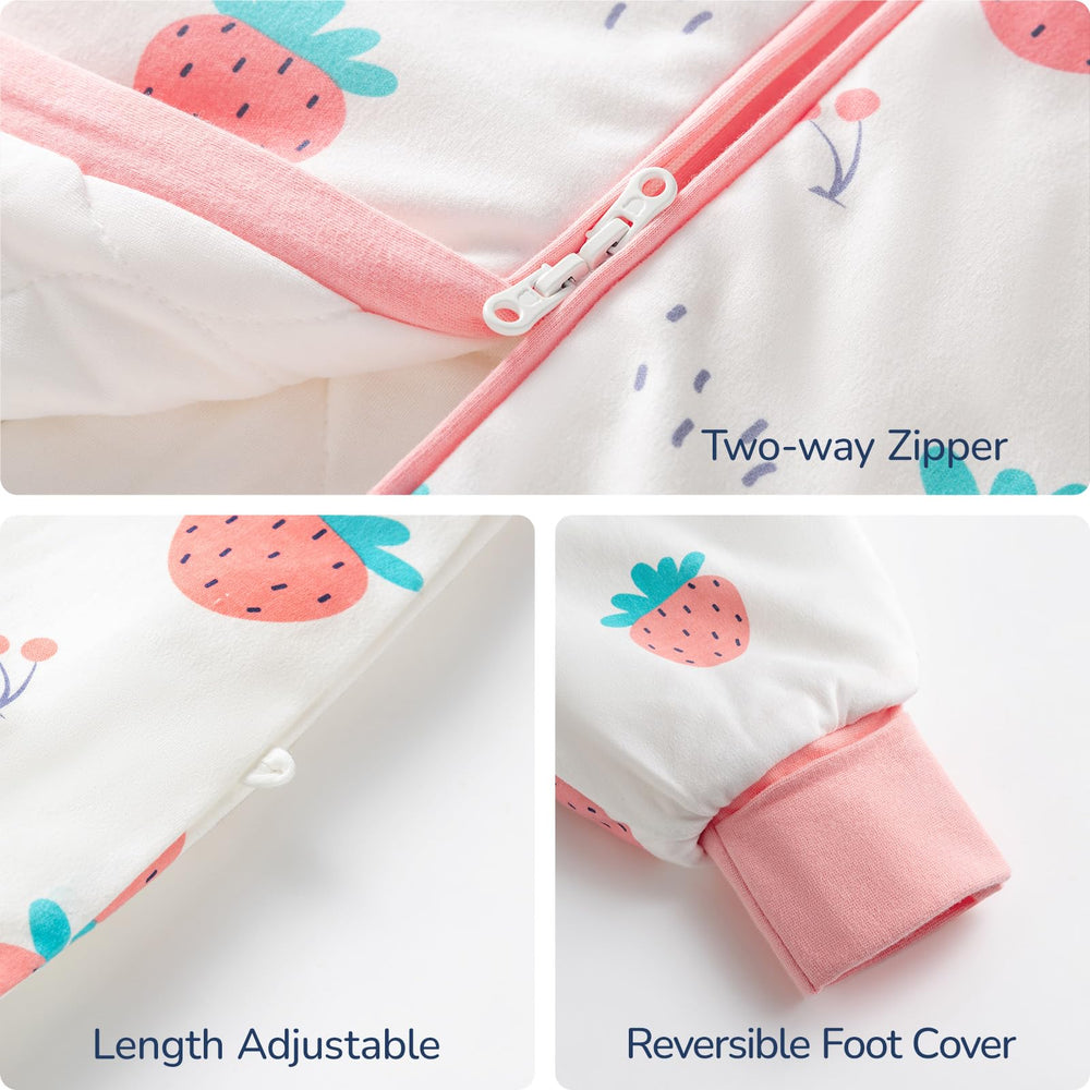 usbettas sleep sack baby-toddler fit with split-leg design