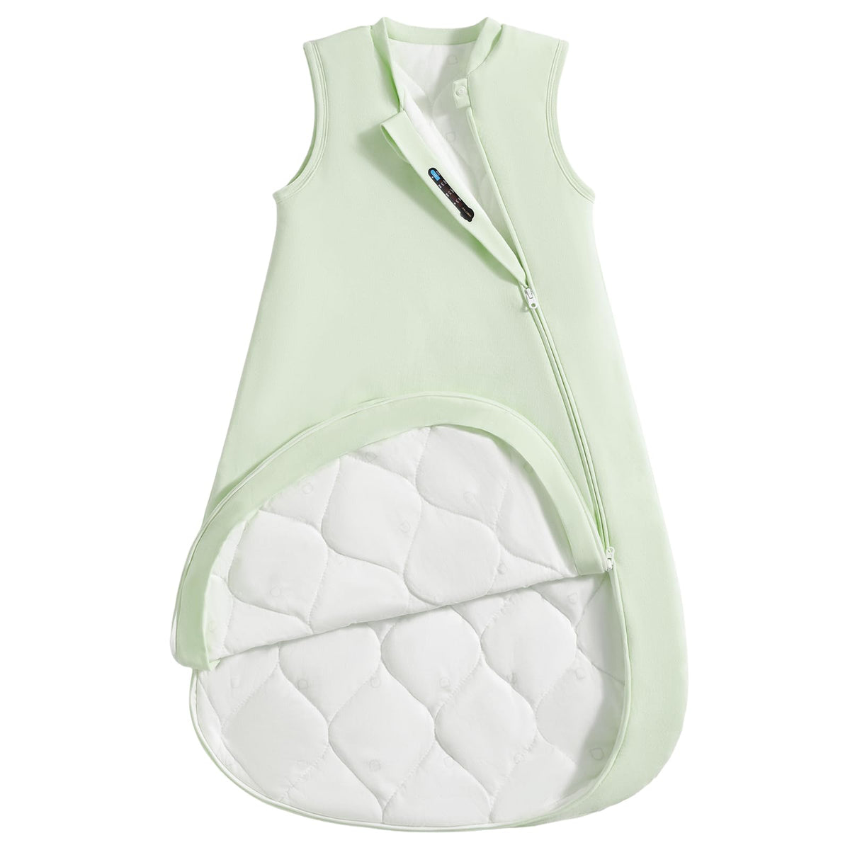 usbettas baby sleep sack fabric close-up showing ultra-soft cotton for gentle skin contact