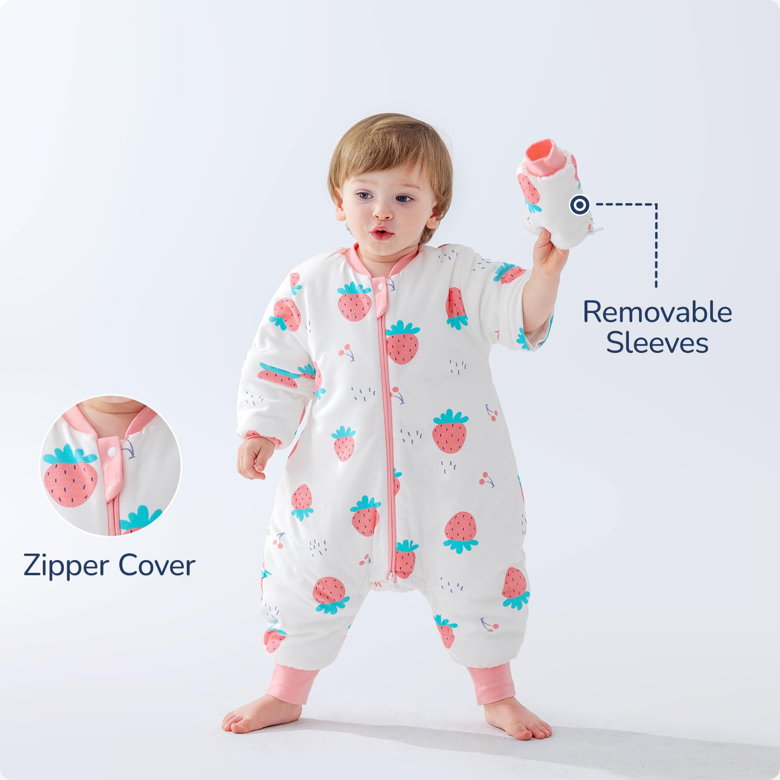 usbettas sleep sack two-way-zip enabling easy late-night diaper changes