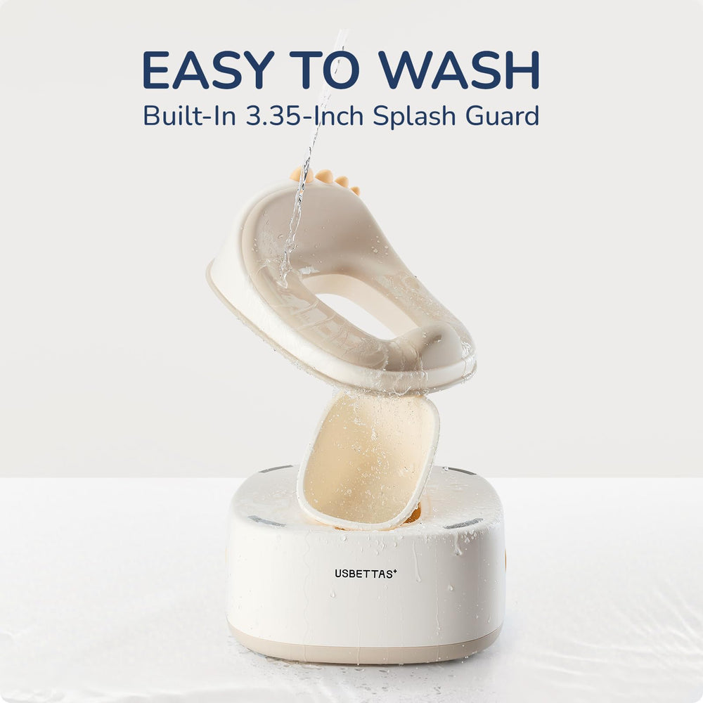 usbettas splash guard 3.35-inch barrier reduces mess during potty time