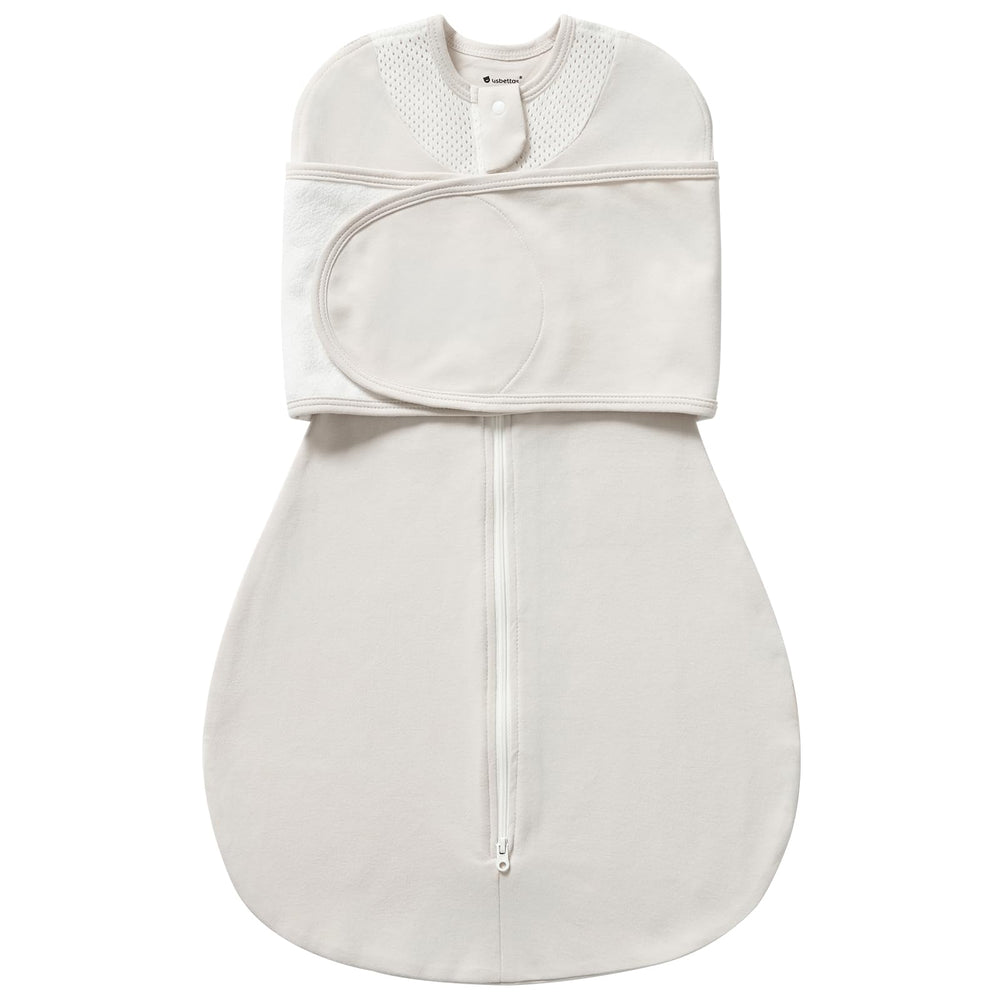 usbettas swaddles 100percent-cotton-softness promotes breathable, comfy newborn sleep.