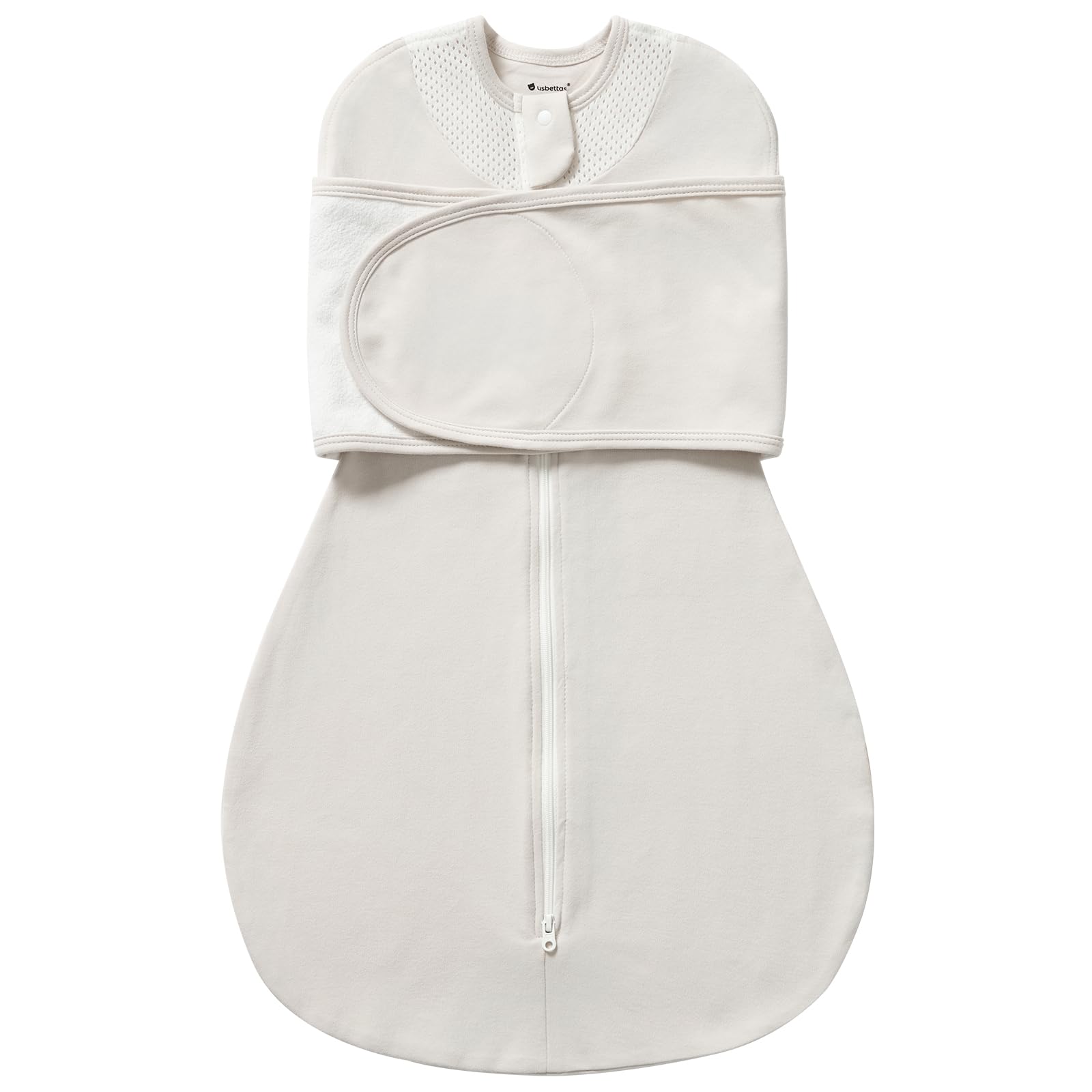 usbettas swaddles ultra-soft cotton close-up showing breathable fabric for baby comfort.