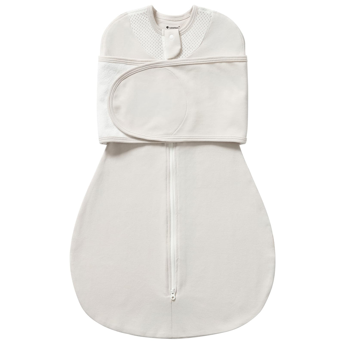 usbettas swaddles ultra-soft cotton close-up showing breathable fabric for baby comfort.