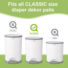 USBOO cherry blossom scented refills neutralize odors and keep the nursery fresh.