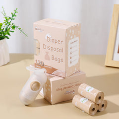 USBOO diaper bags 8-rolls pack, designed for long-term convenience during outings.