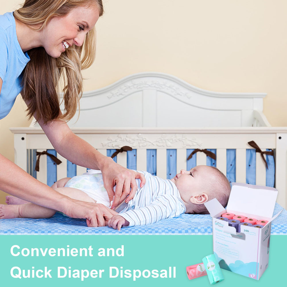USBOO compact bags ideal for car, nursery, and travel
