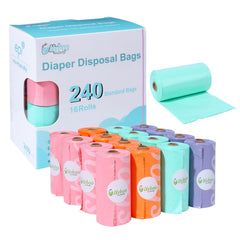 USBOO rainbow diaper bags box for quick diaper changes