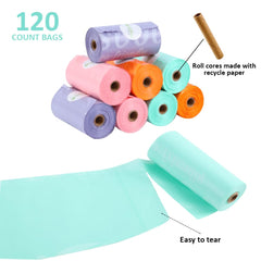 USBOO rainbow 9x13-inch bags sized for messy diapers