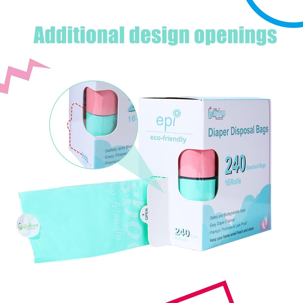 USBOO unscented bags trap odors without added fragrances