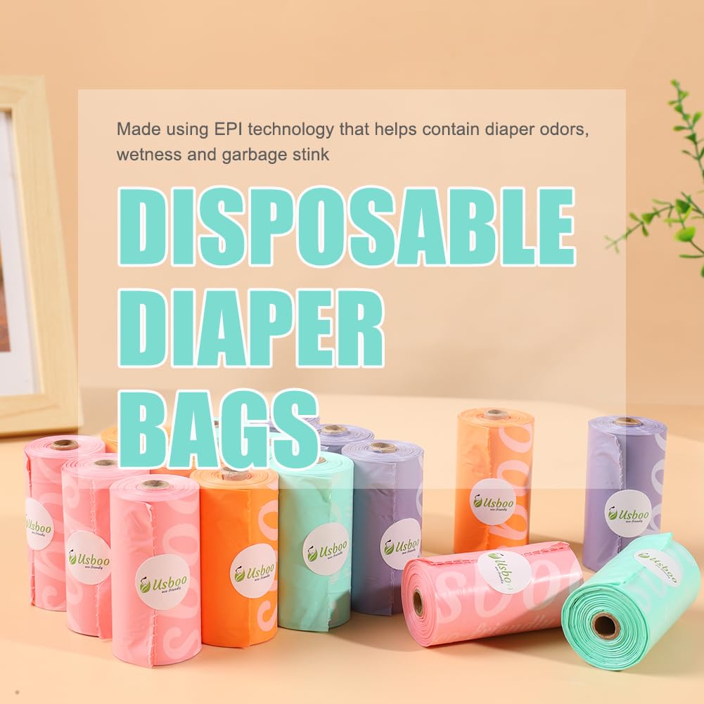 USBOO versatile-use bags for diapers, pets, and wet clothes