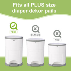 USBOO extra-thick refill for durable diaper disposal