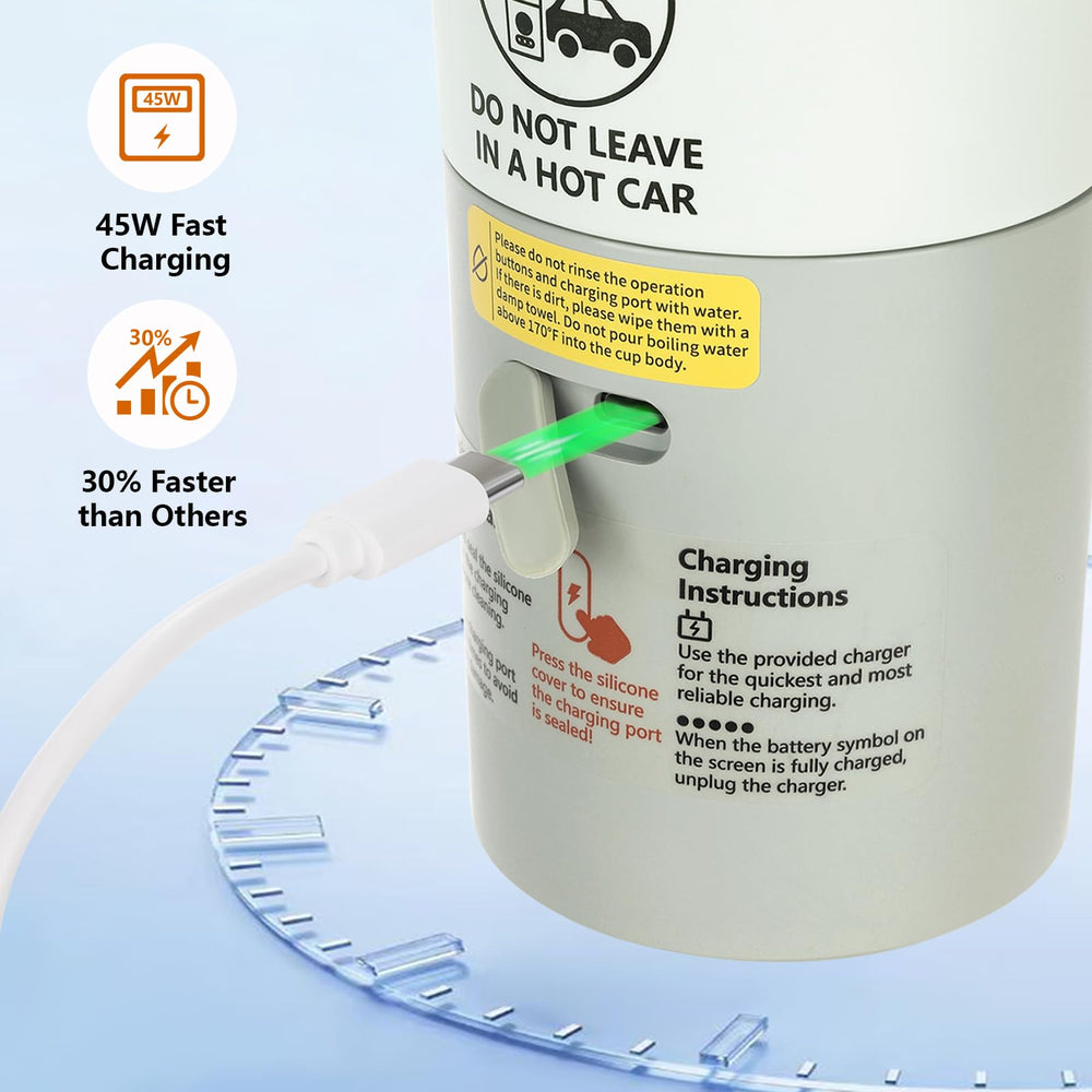 Usereef warmer fits standard car cups for spill-proof travel