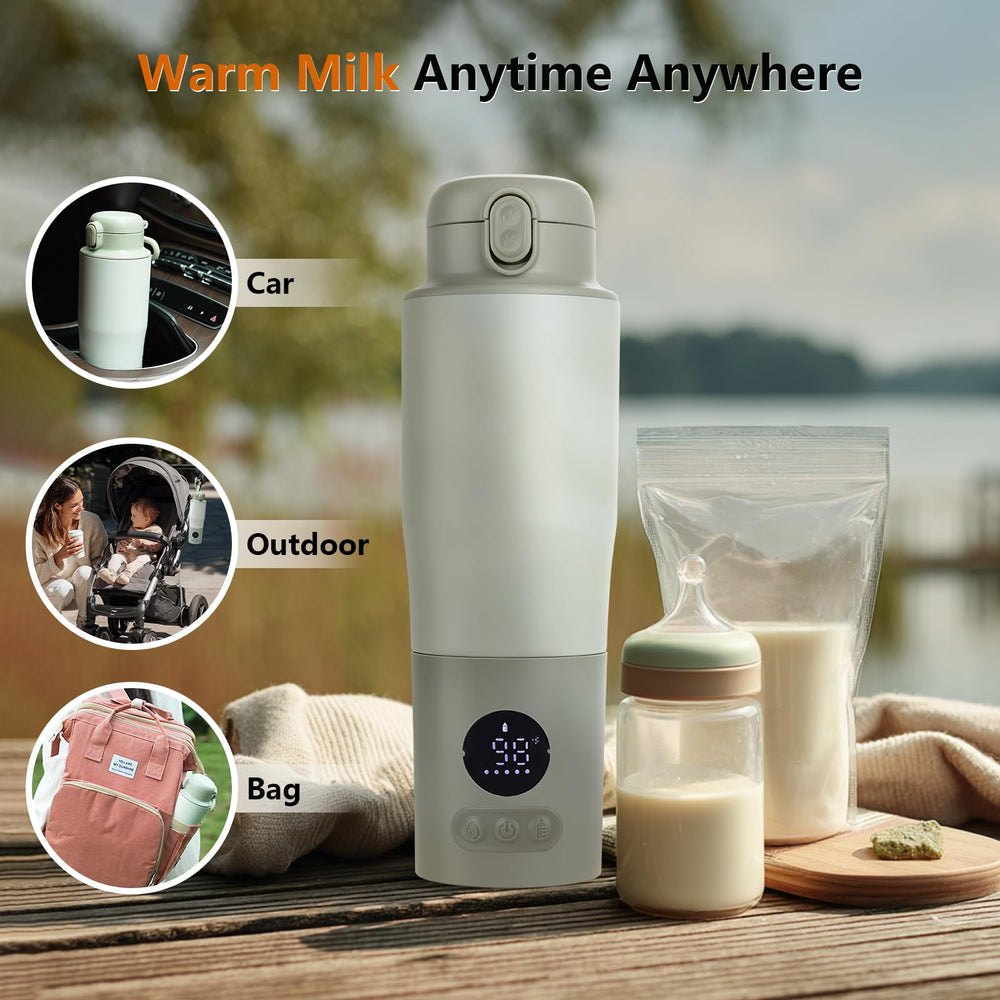 Usereef 2 heating modes provide flexible warming for milk or water