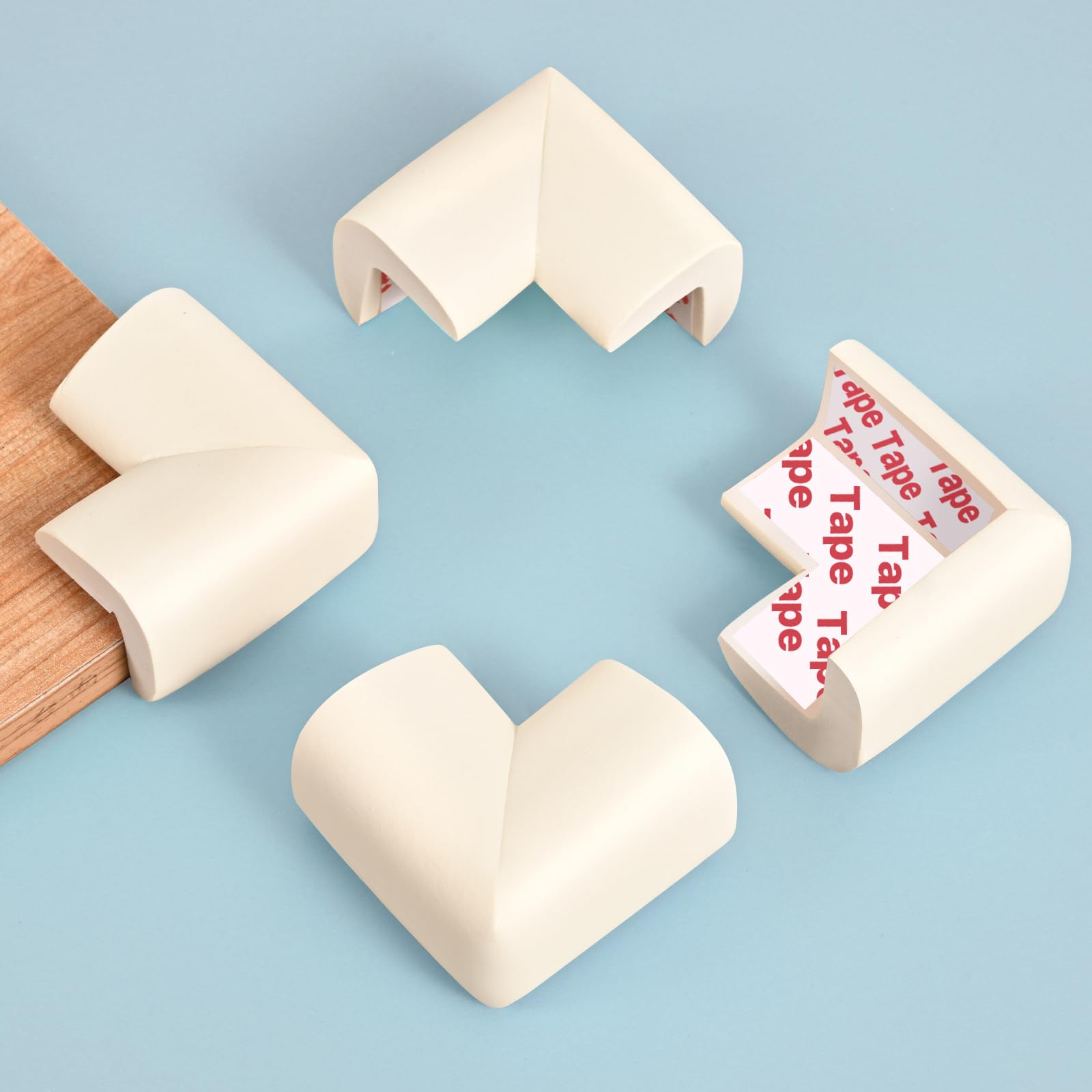 USfloatwishes edge guard soft rubber provides gentle impact absorption on sharp edges.