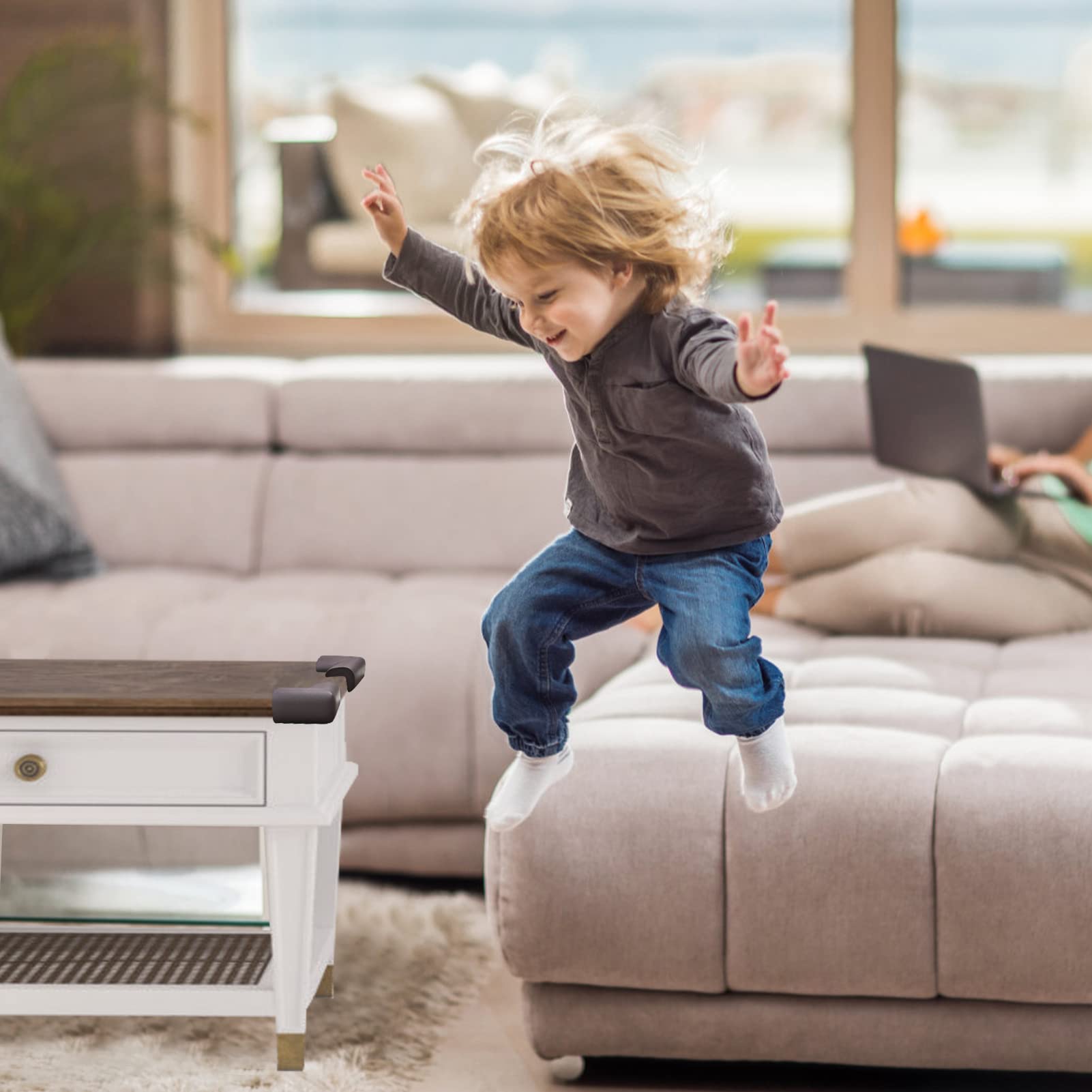 USFloatWishes furniture edge protector for safe play on tables