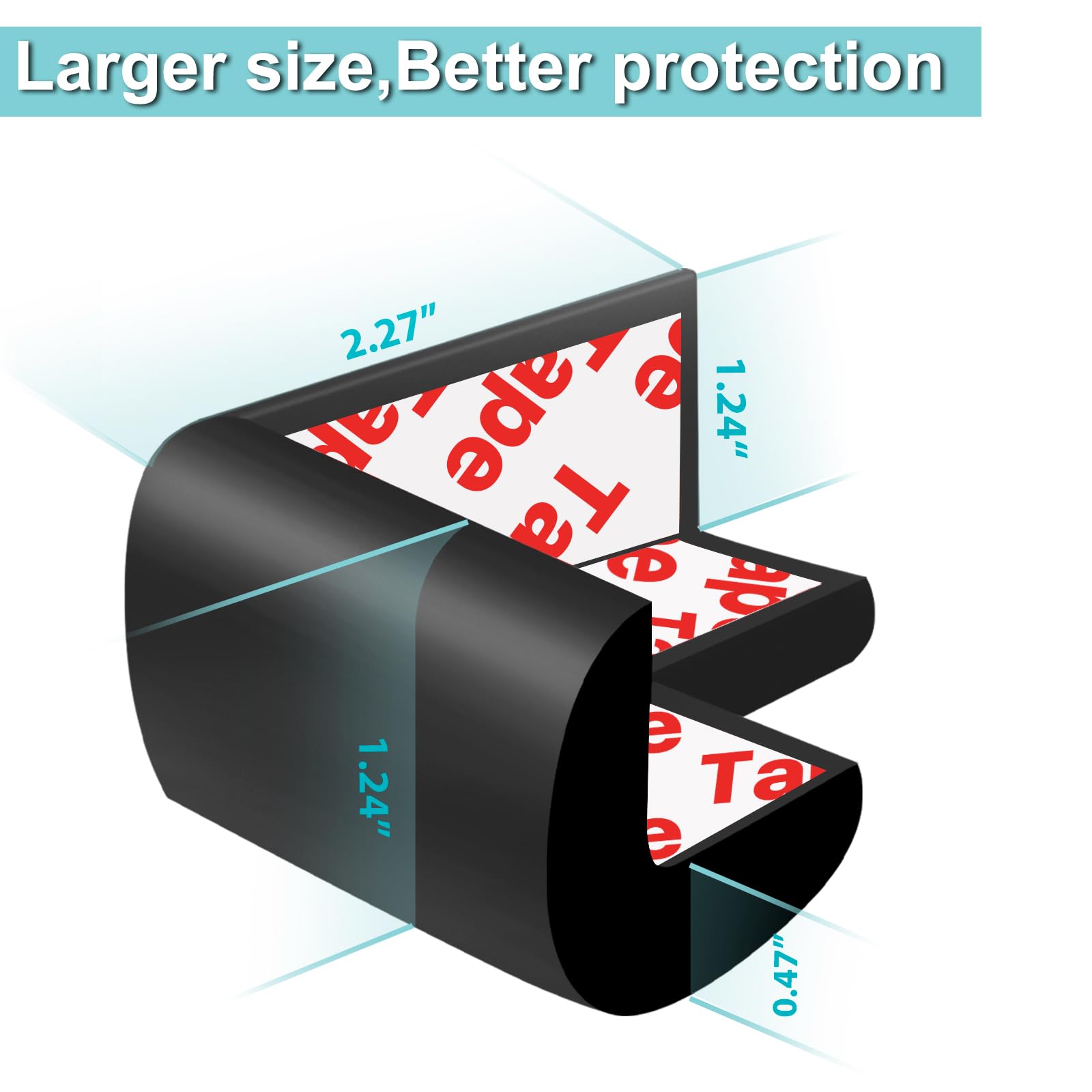 USFloatWishes safety corner guard for fireplace protects little fingers
