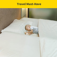 USHMA bed rails work on queen or king beds, extending toddler safety across larger beds.