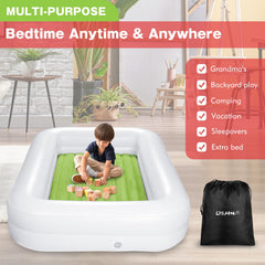 USHMA Toddler Travel Bed in compact fold ready for packing
