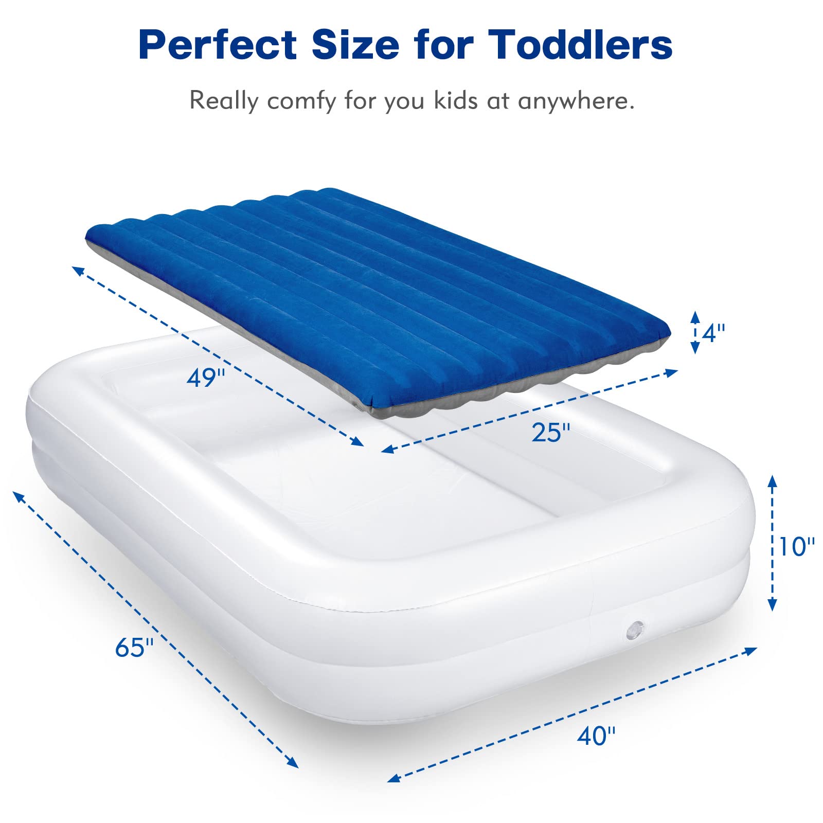 USHMA durable vinyl construction is BPA-free and travel-ready