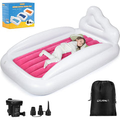 USHMA toddler travel bed side guards keep little sleepers secure during night travel