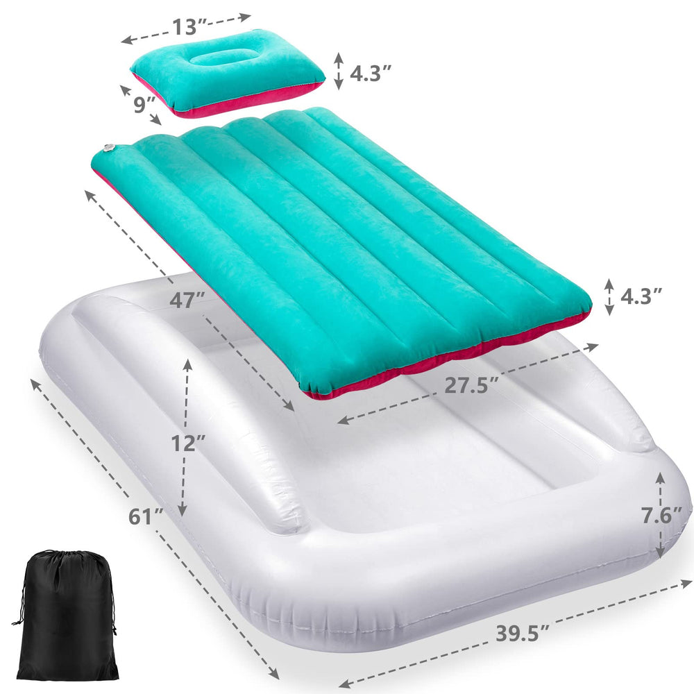 USHMA toddler travel bed used during travel, camping, and sleepovers.