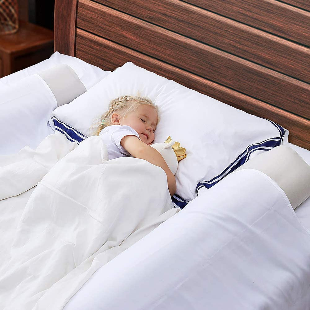 USHMA travel rails fold compactly for easy packing and quick setup.