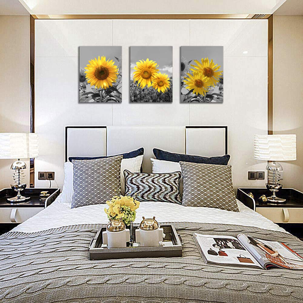 USIXA sunflower wall art makes a cheerful gift for botanical lovers