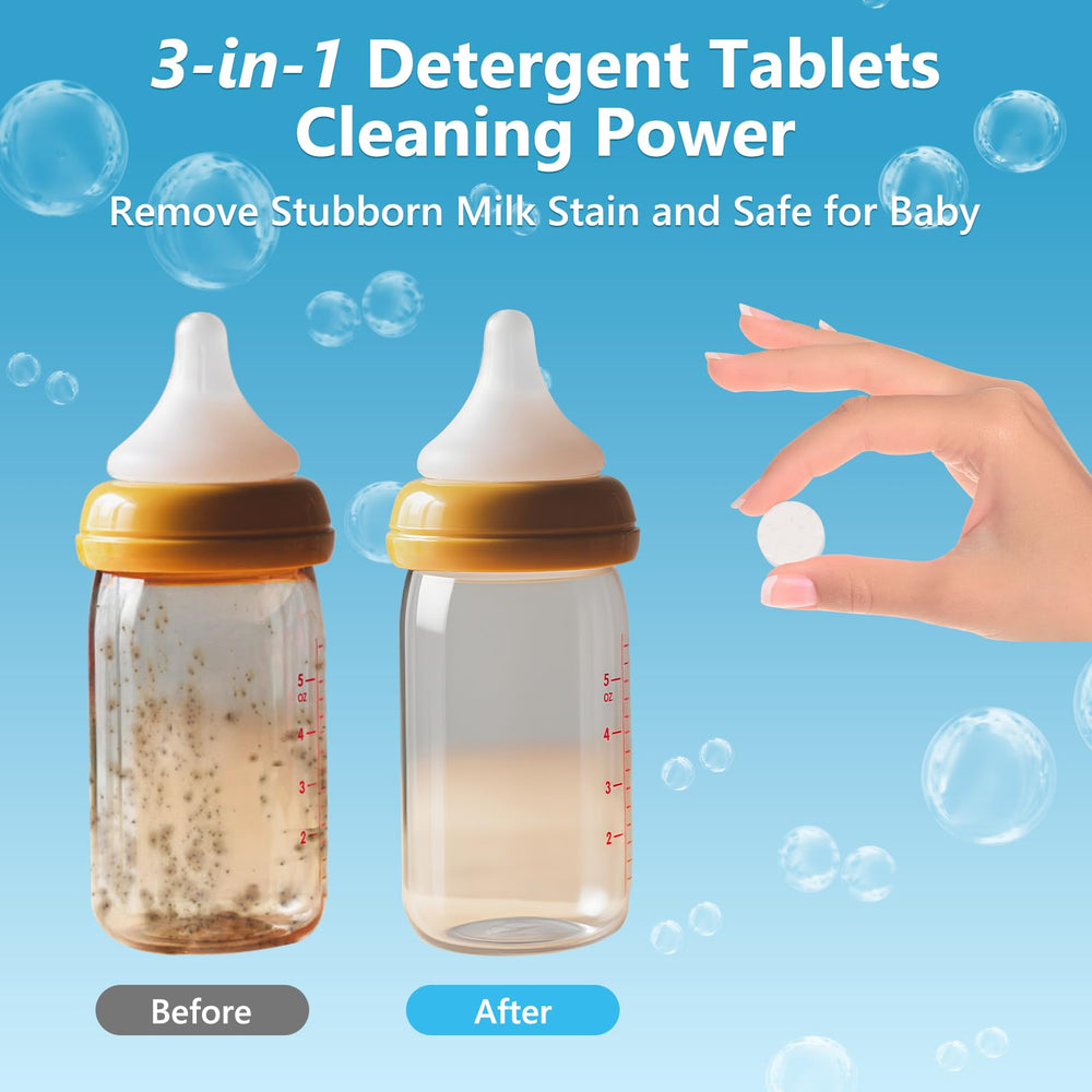 USKICH fragrance-free baby bottle tablets keep items safe