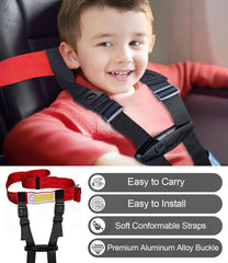 Usluole airplane safety harness drawstring storage—convenient carry pouch keeps harness organized.