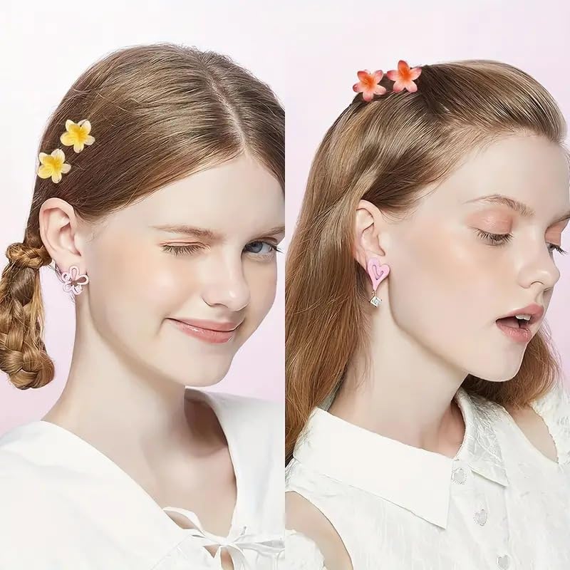 USUKUSI flower clips beach setup ideal for vacation hair decor