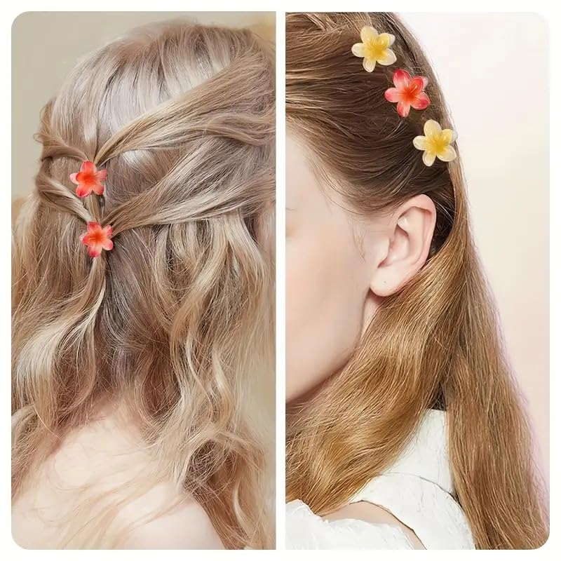 USUKUSI flower clips matte finish add subtle style and comfort
