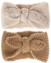 Utaly winter knit rabbit headband on kid for cozy playtime