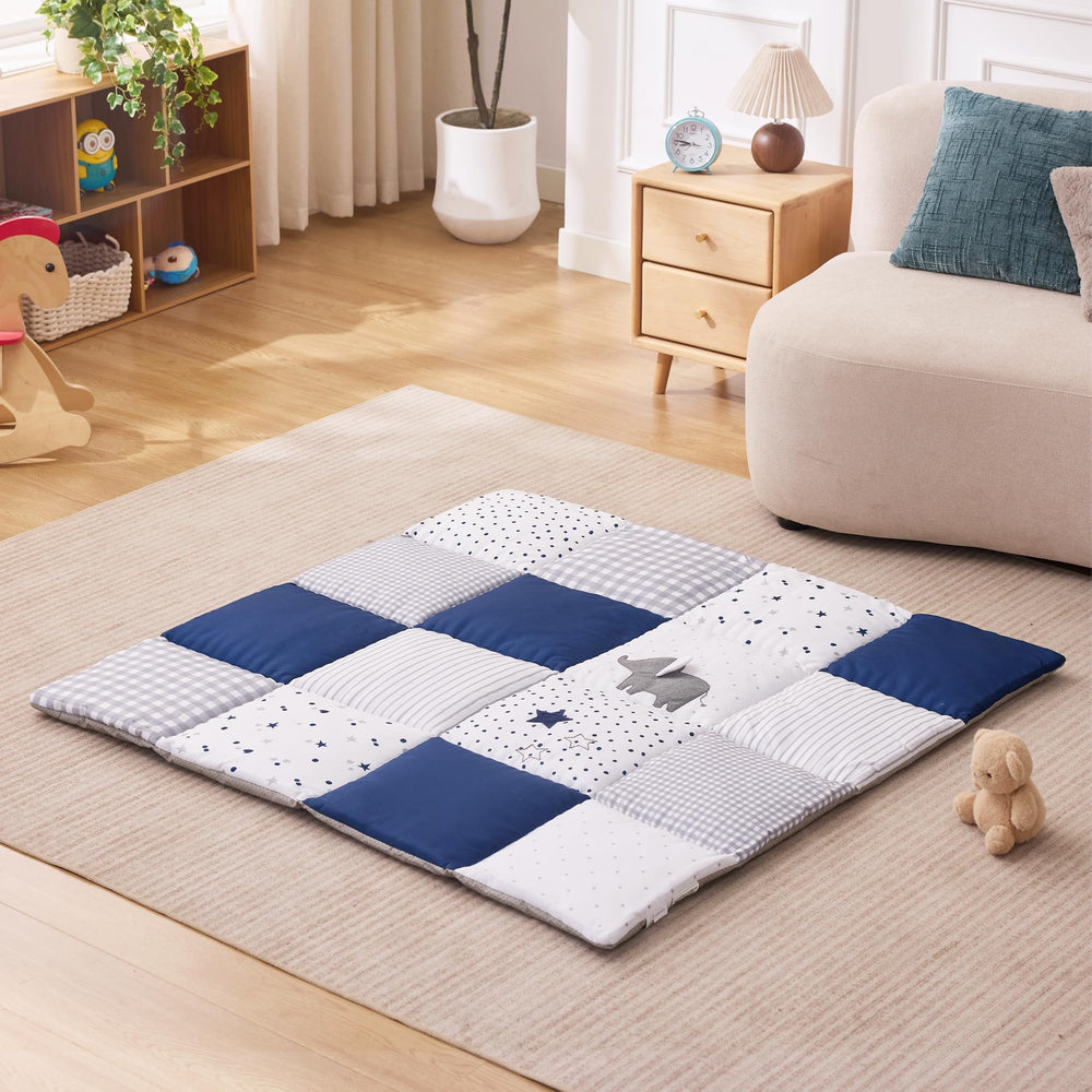 UTEX Baby Play Mat durable edges withstand daily messes.